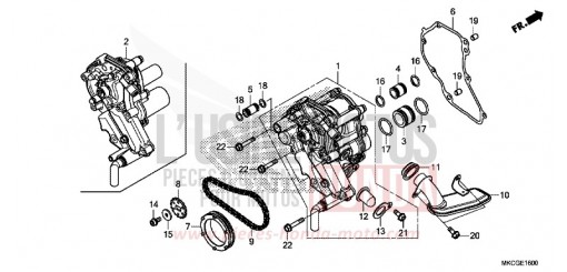 POMPE A HUILE GL1800DAL de 2020